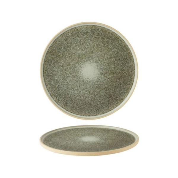 26cm Rustico Pistachio Walled Plate