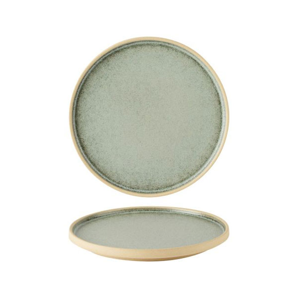 21cm Rustico Pistachio Walled Plate