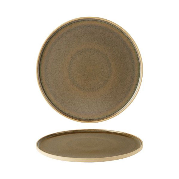 26cm Rustico Fawn Walled Plate