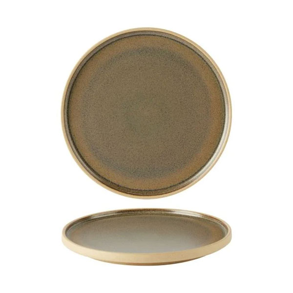 21cm Rustico Fawn Walled Plate