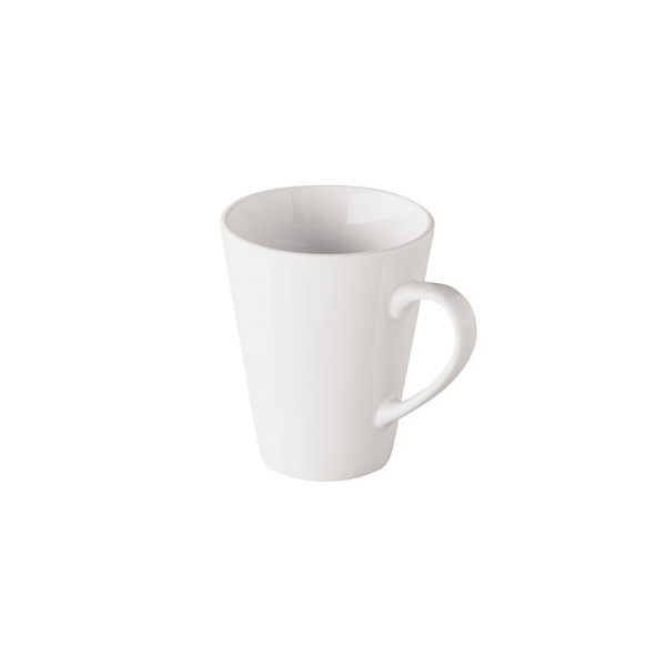 12oz Simply Conical Mug White