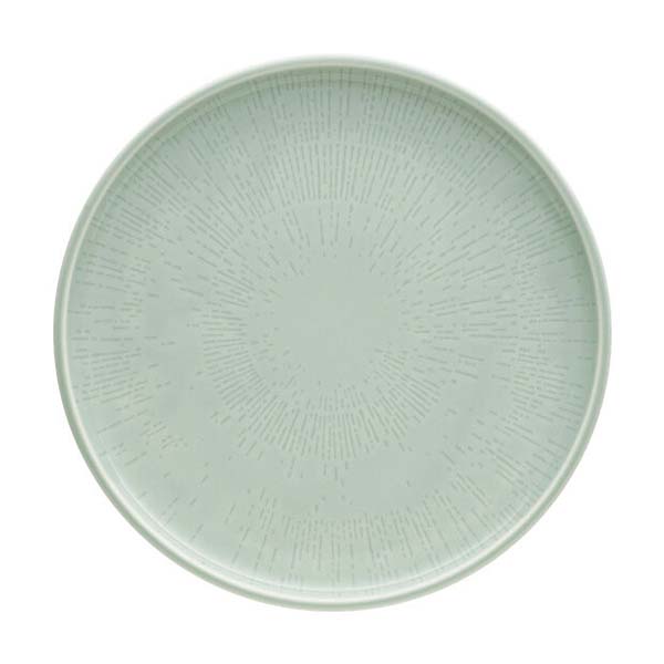 26cm Shiro Glaze Flat Coupe Frost