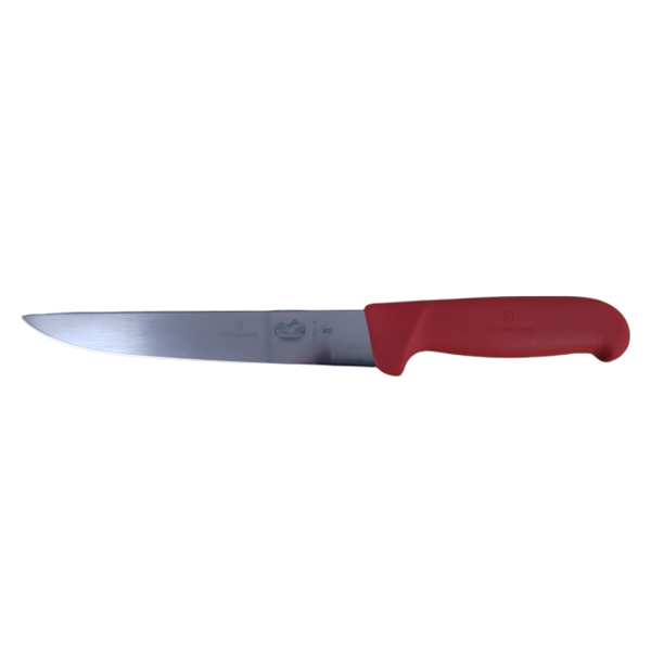 18cm Victorinox Fibrox Sticking Knife Red