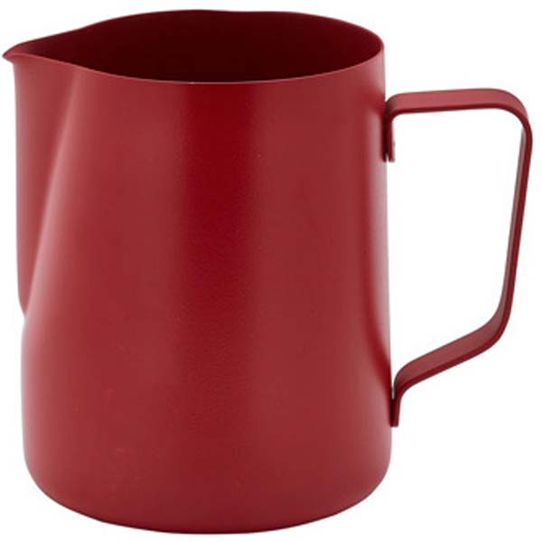 600ml Non-Stick Frothing Milk Jug Red