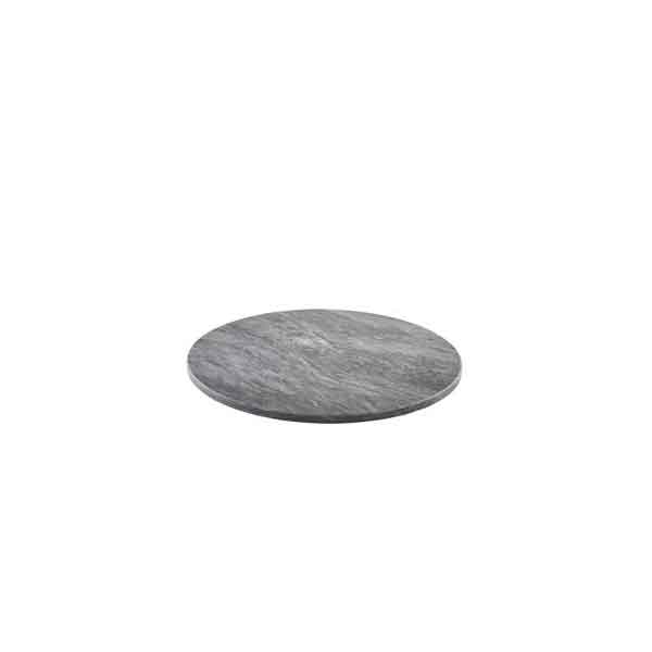 33cm Genware Marble Platter Dark Grey
