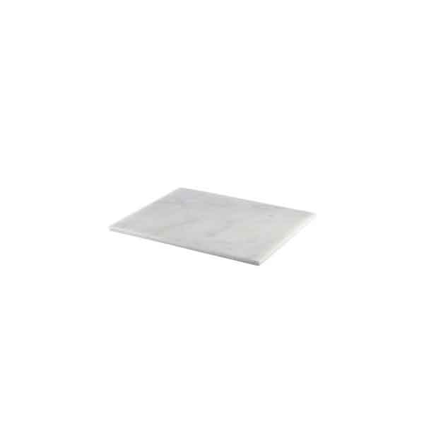 1/2 Gn Genware Marble Platter White