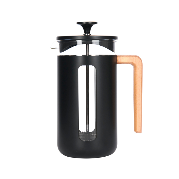 3 Cup Pisa Cafetiere Black Wood Handle