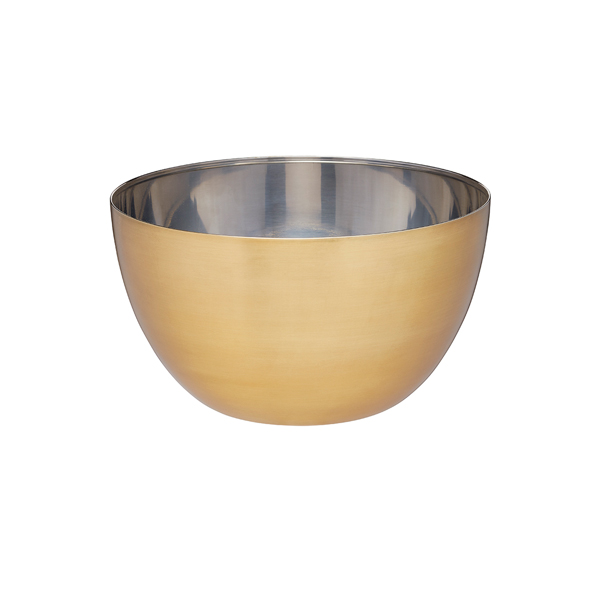 24cm Mixing Bowl Brass