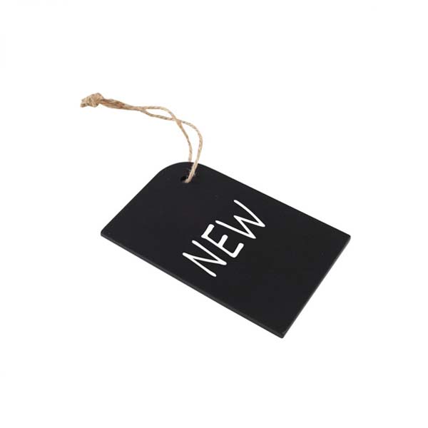 10.5x7cm Chalk Board Label Rustic