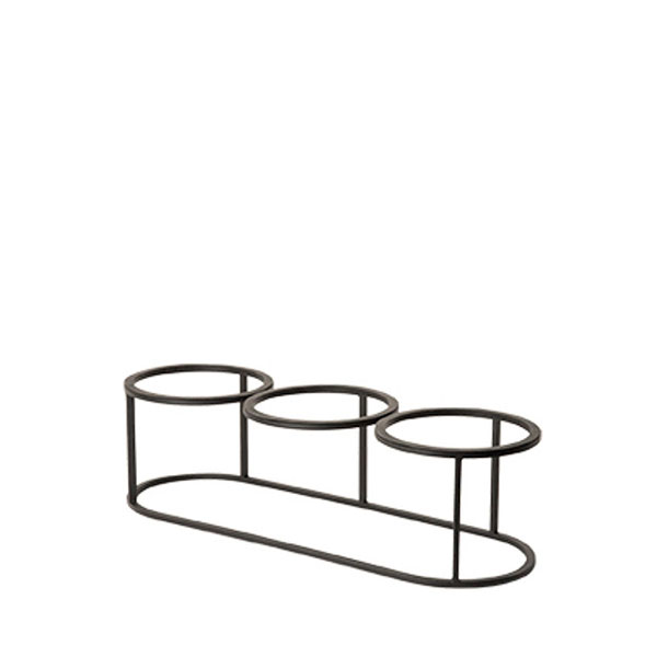 662x218x182mm Tilt Tripple Riser Black