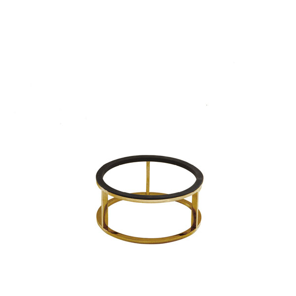 218x95mm Tilt Round Riser Brass