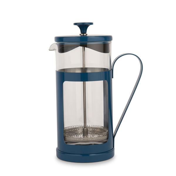 350ml 3 Cup Monaco S/Steel Cafetiere Blue