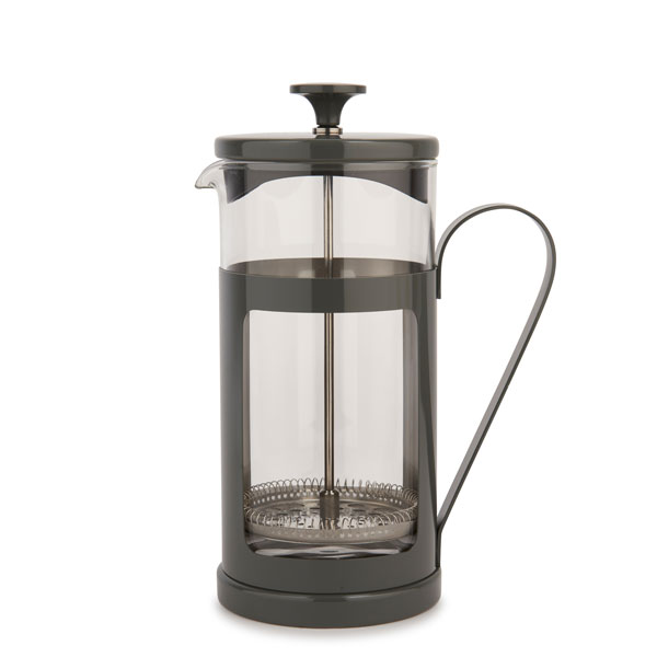350ml 3 Cup Monaco S/Steel Cafetiere Grey