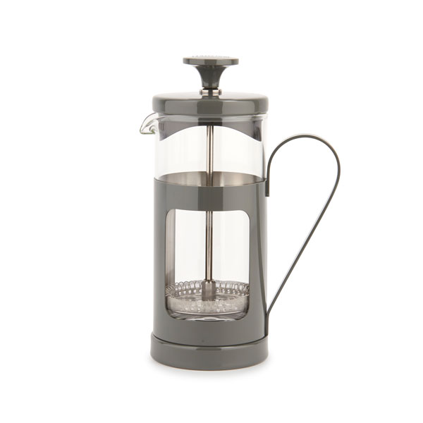 1l 8 Cup Monaco S/Steel Cafetiere Grey