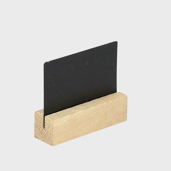 Set Of 50 A8 Chalkboards & 20 Oak Bases