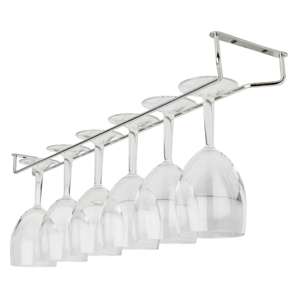 60cm Glass Hanger Chrome