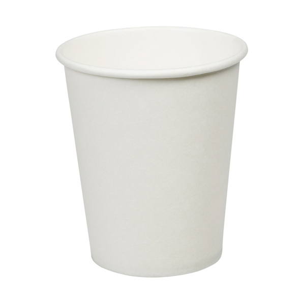 12oz Hot Drinks Cup Single Wall White