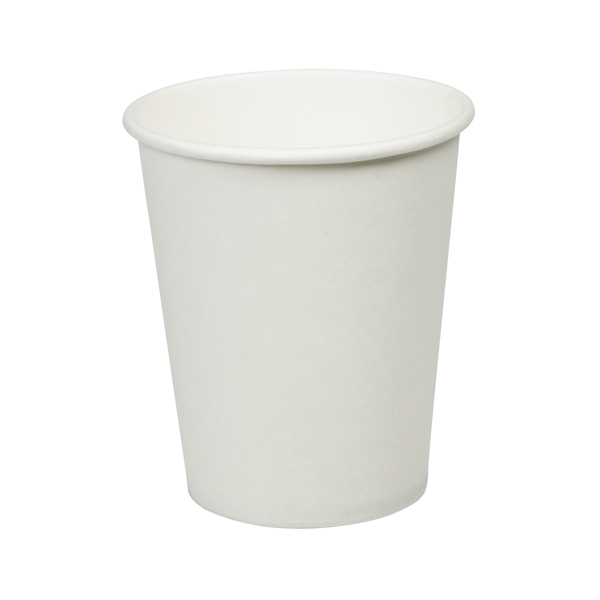 8oz Hot Cup Plain White