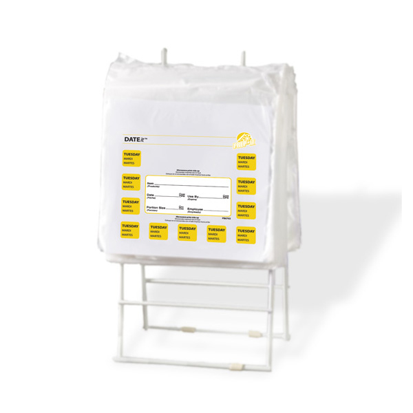 165x175mm Portion Bag Tuesday Yellow