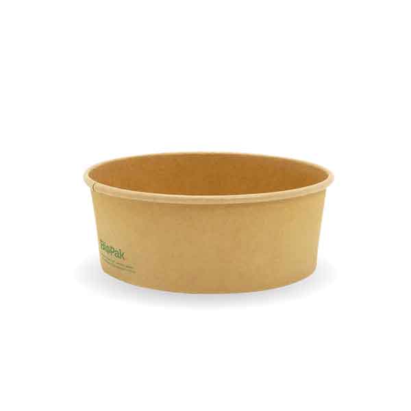 1300ml Biopak Pla Lined Paperboard Salad
