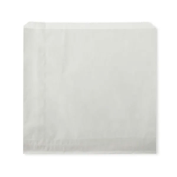 10x10&quot; Biopak Greaseproof Paper Bag White