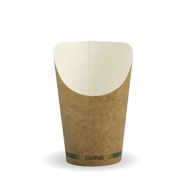 12oz Biopak Kraft Paper Chip Cup