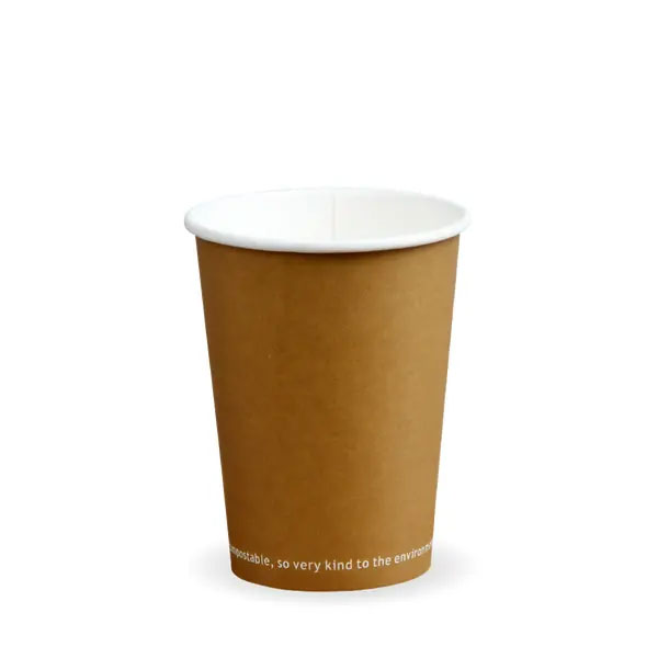 12oz Biopak Pla Lined Paperboard Single