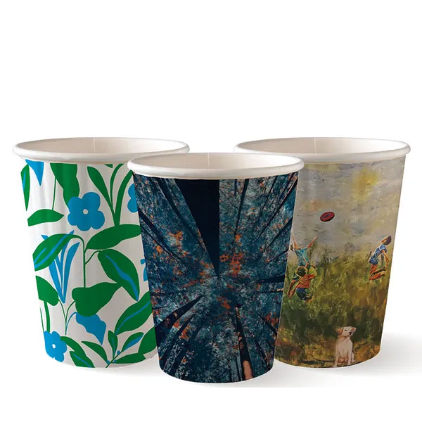 12oz Biopak Pla Lined Paperboard Art