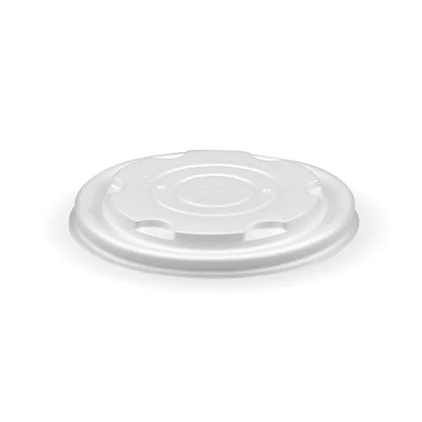 Biopak Pla Lid For 8oz Bowl White