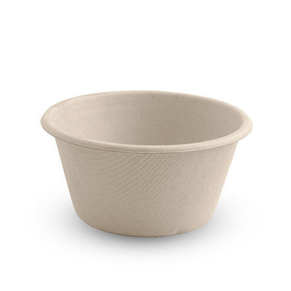 120ml Biopak Bagasse Sauce Cup Natural