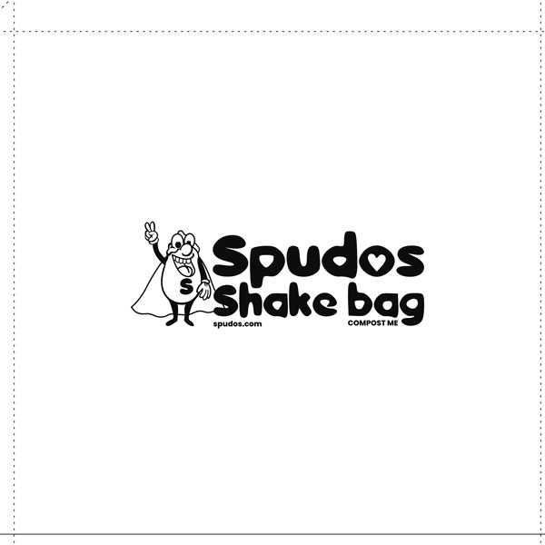 250x255mm Biopak Greaseproof Paper Bag