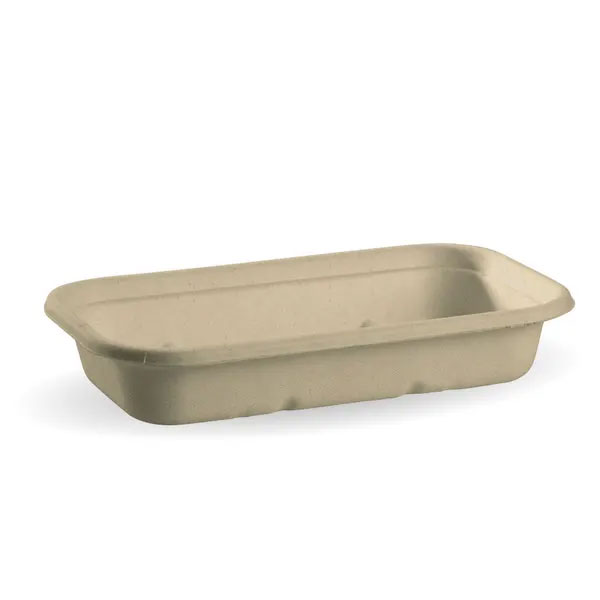 750ml Biopak Bagasse Container Natural