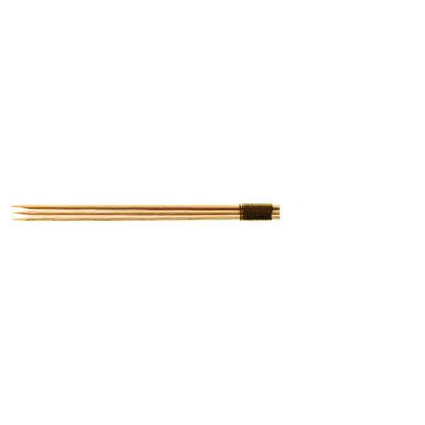 90mm Trident Bamboo Three Prong Skewer