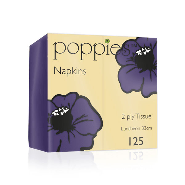32cm 2 Ply Napkin Purple