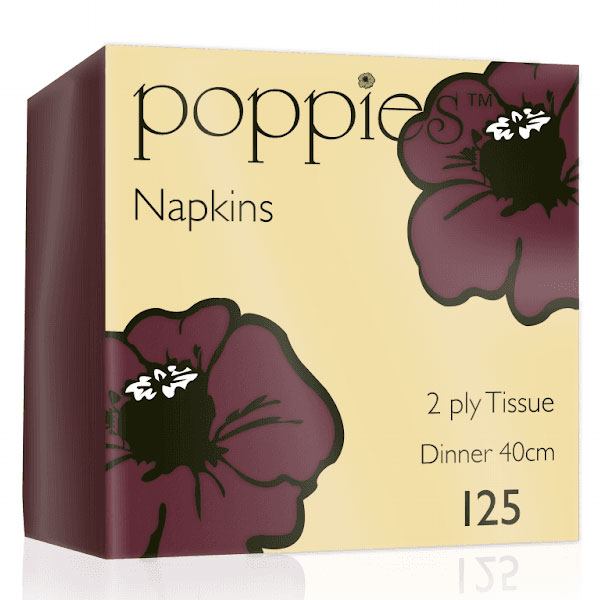 40cm 2 Ply Napkin Bordeaux
