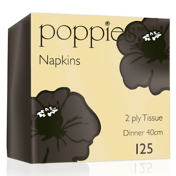 40cm 2 Ply Napkin Chocolate