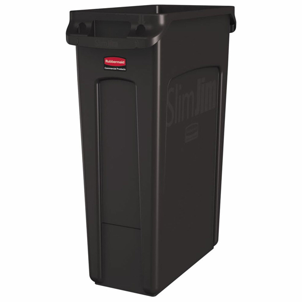 87l Rubbermaid Vented Channel Slim Jim Bin