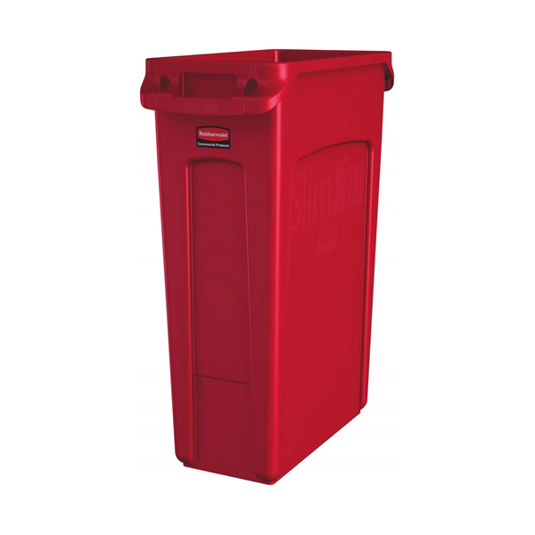 87l Rubbermaid Vented Channel Slim Jim Bin