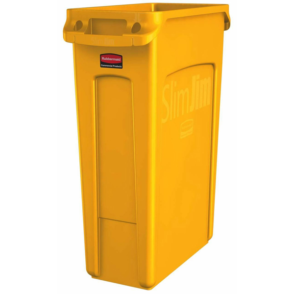 87l Rubbermaid Vented Channel Slim Jim Bin