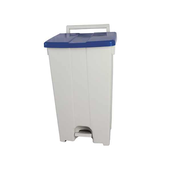 90l Mobile Waste Bin With Foot Pedal