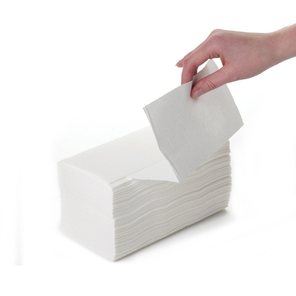250x210mm V-Fold Handtowel 2ply White