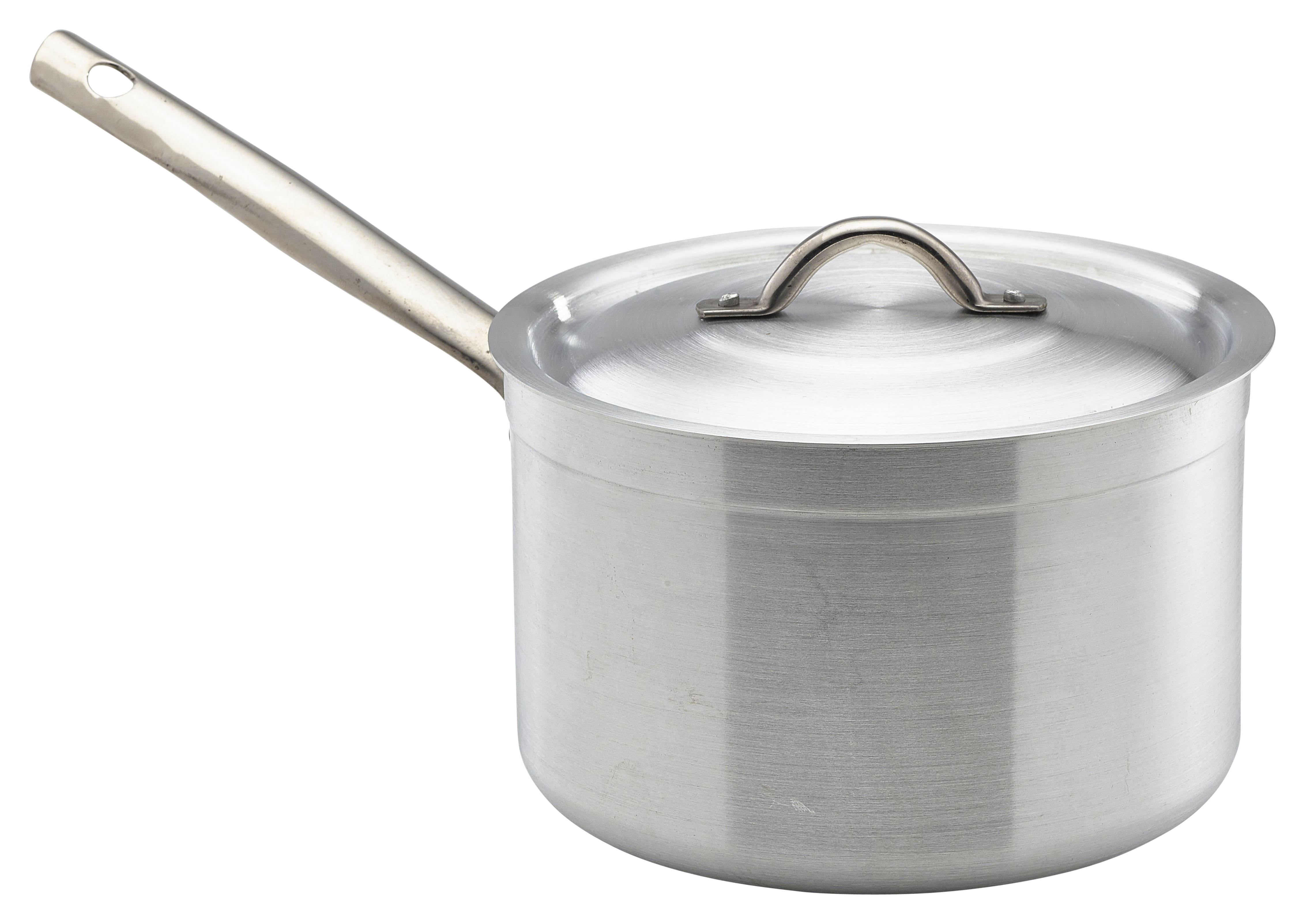 18x12cm 3l Genware Aluminium Saucepan With