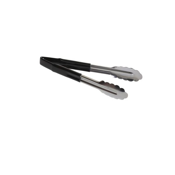 9&quot; Tablecraft V-Hinge Tong Black