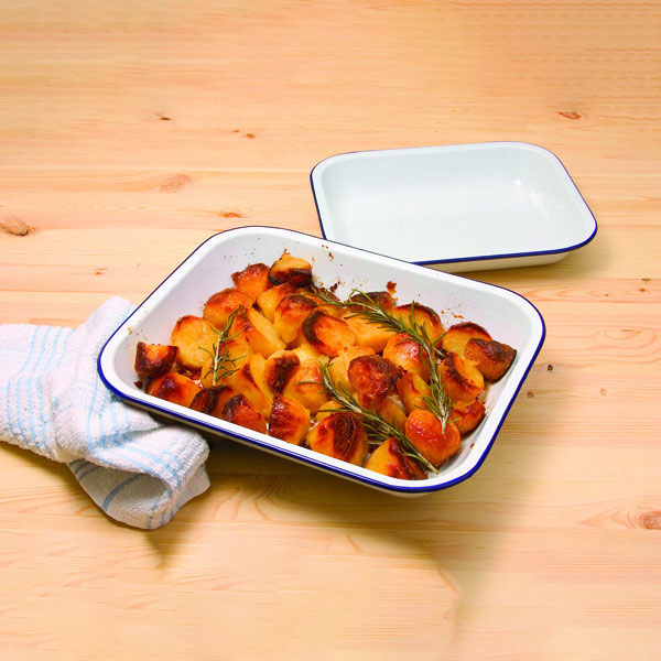 28x23x4.5cm Falcon Enamelware Bakewell Pan