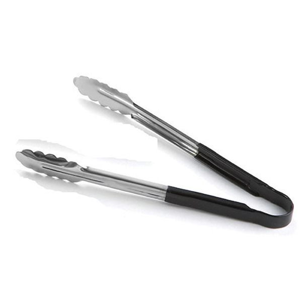 30cm Cool Touch Tongs Black