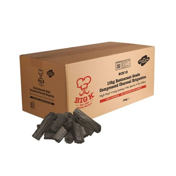 10kg Big K Au Natural Lumpwood Charcoal