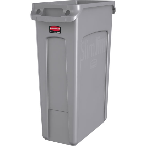 87l Rubbermaid Vented Channel Slim Jim Bin