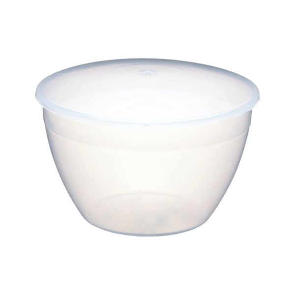 3pt Plastic Pudding Basin & Lid