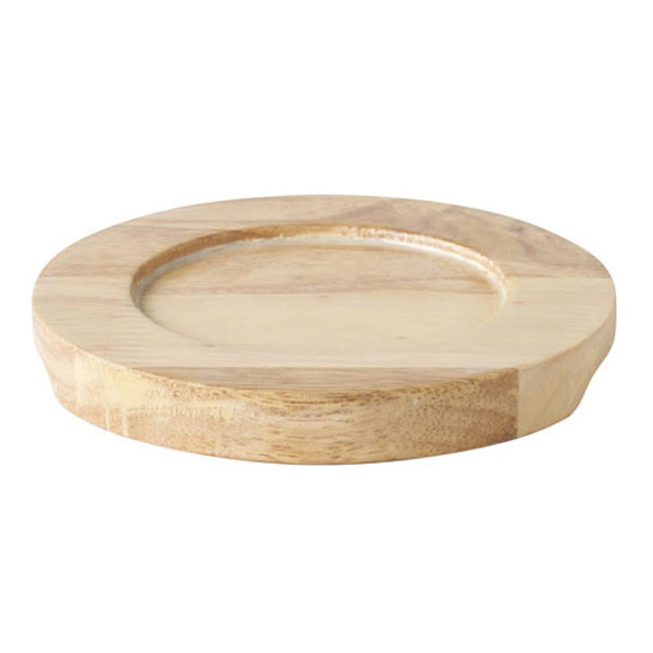 19cm Cast Iron Collection Round Wood Board