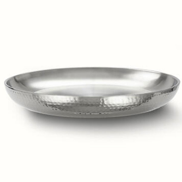 35.5cm Hammered Aluminium Double Walled